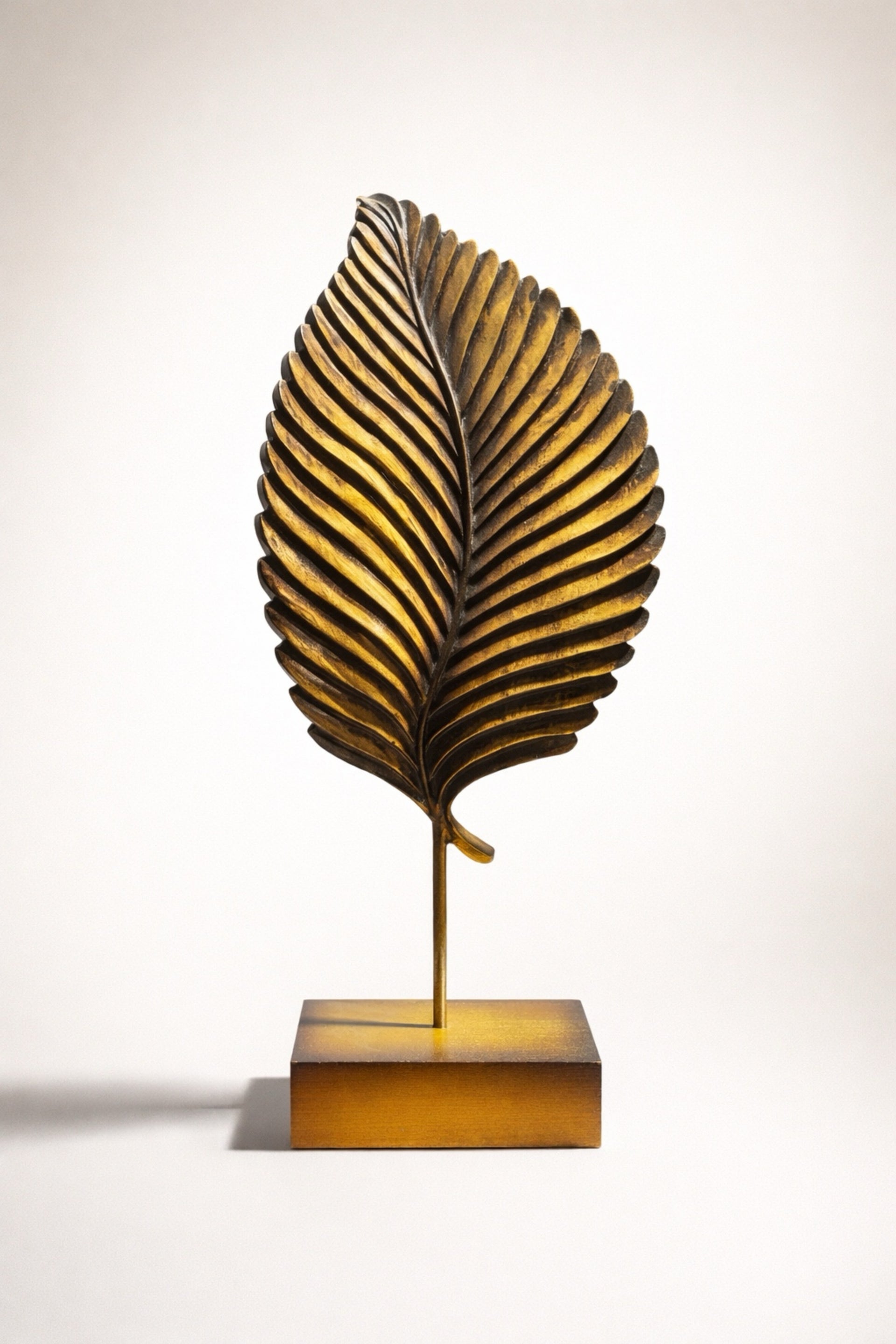 Metal Yaprak Dekoratif Obje