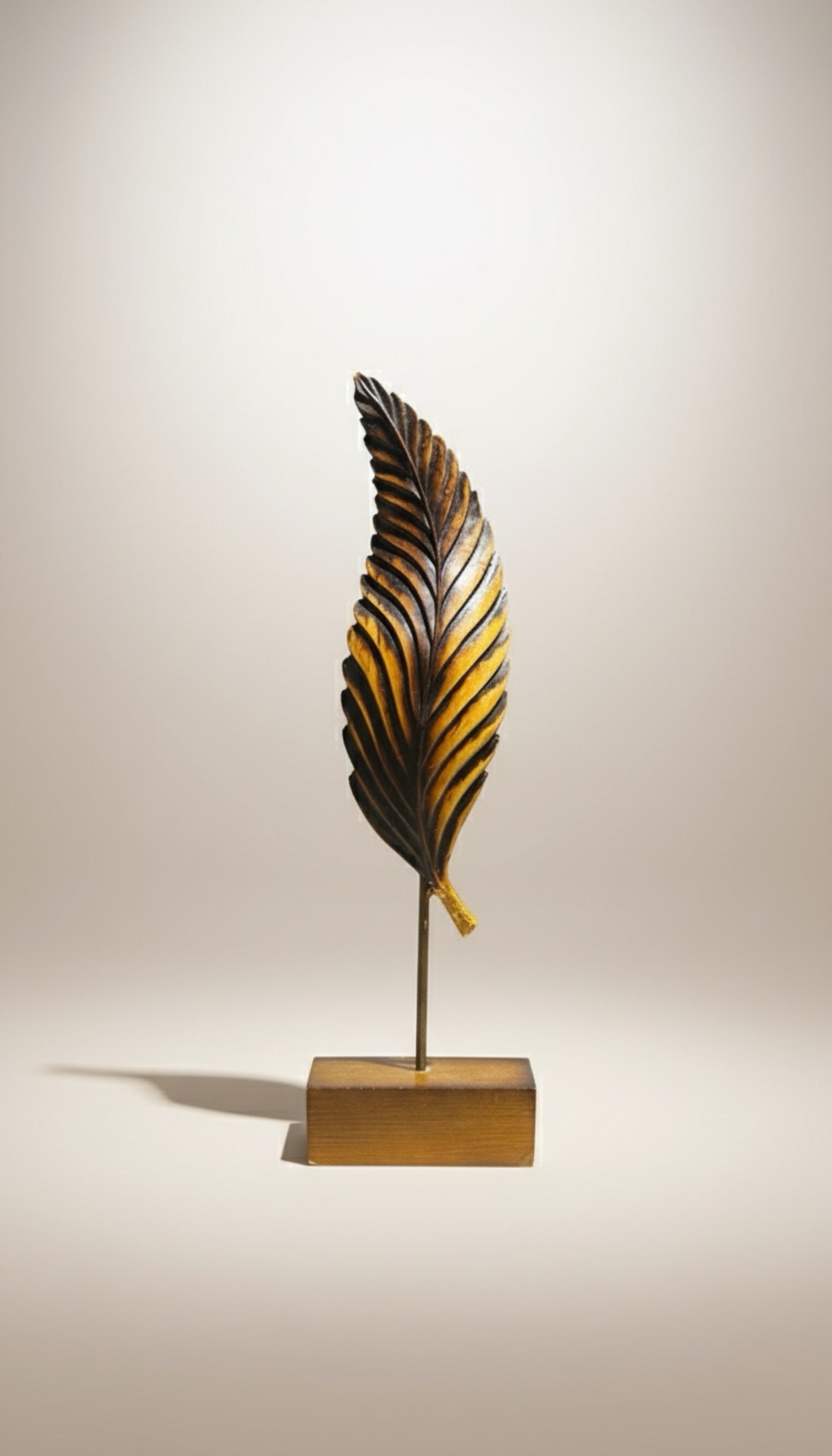 Metal Yaprak Dekoratif Obje