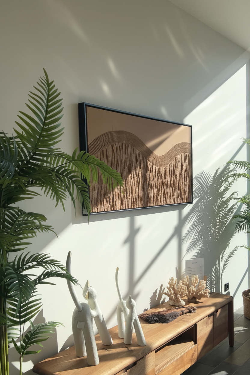 Doğal Dokulu Dekoratif Duvar Tablosu